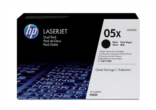 HP CE505XD (05X) Cartouche de toner Noir authentique (TVA incluse)