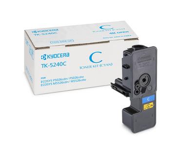 Kyocera TK-5240C (1T02R7CNL0) Cartouche de toner Cyan authentique (TVA incluse)