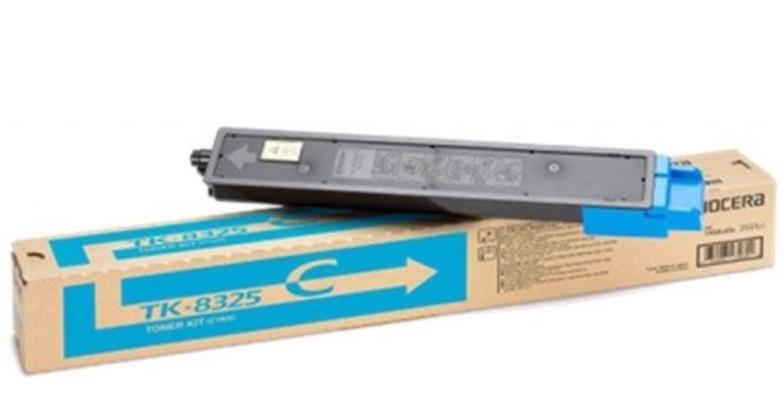 Kyocera TK-8325C (1T02NPCNL0) Cartouche de toner Cyan authentique (TVA incluse)