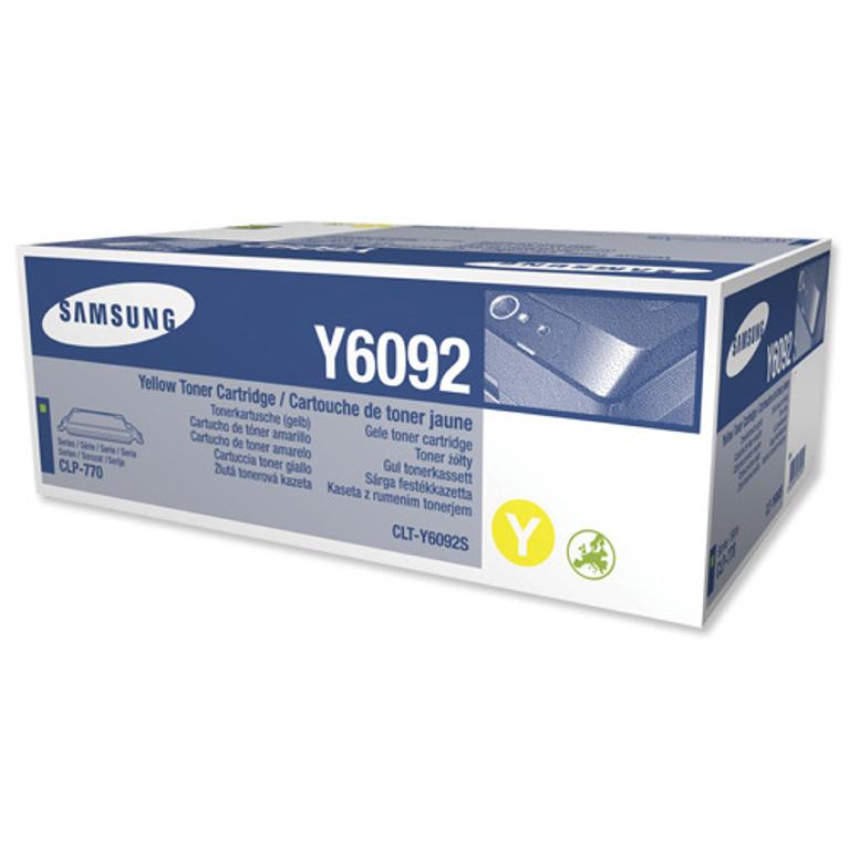 Samsung CLT-Y6092S (SU559A) Cartouche de toner Jaune authentique (TVA incluse)