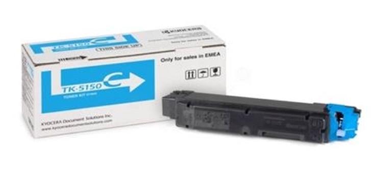 Kyocera TK-5150C (1T02NSCNL0) Cartouche de toner Cyan authentique (TVA incluse)