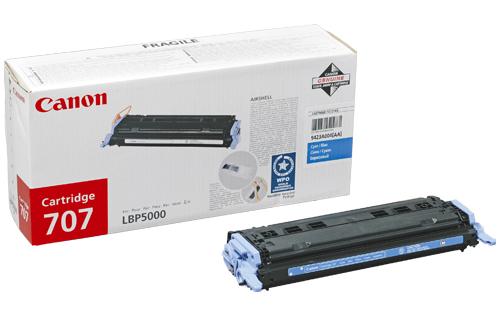 Canon 707C (9423A004) Cartouche de toner Cyan authentique (TVA incluse)