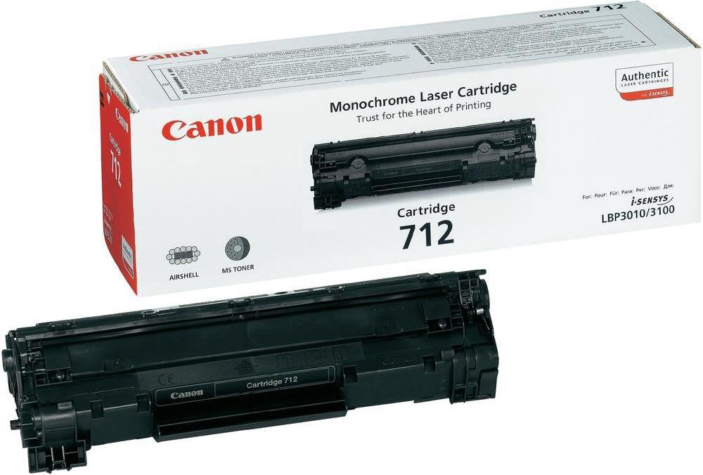 Canon 712B (1870B002AA) Cartouche de toner Noir authentique (TVA incluse)