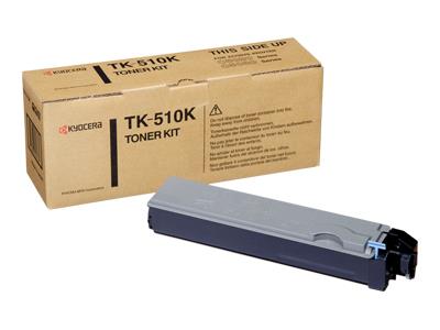 Kyocera TK-510K (1T02F30EU0) Cartouche de toner Noir authentique (TVA incluse)