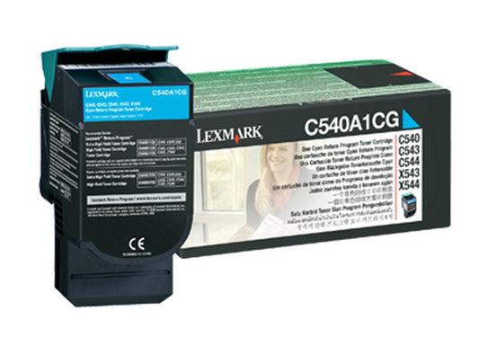 Lexmark C540A1CG Cartouche de toner Cyan authentique (TVA incluse)