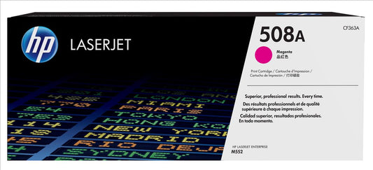 HP CF363A (508A) Cartouche de toner Magenta authentique (TVA incluse)