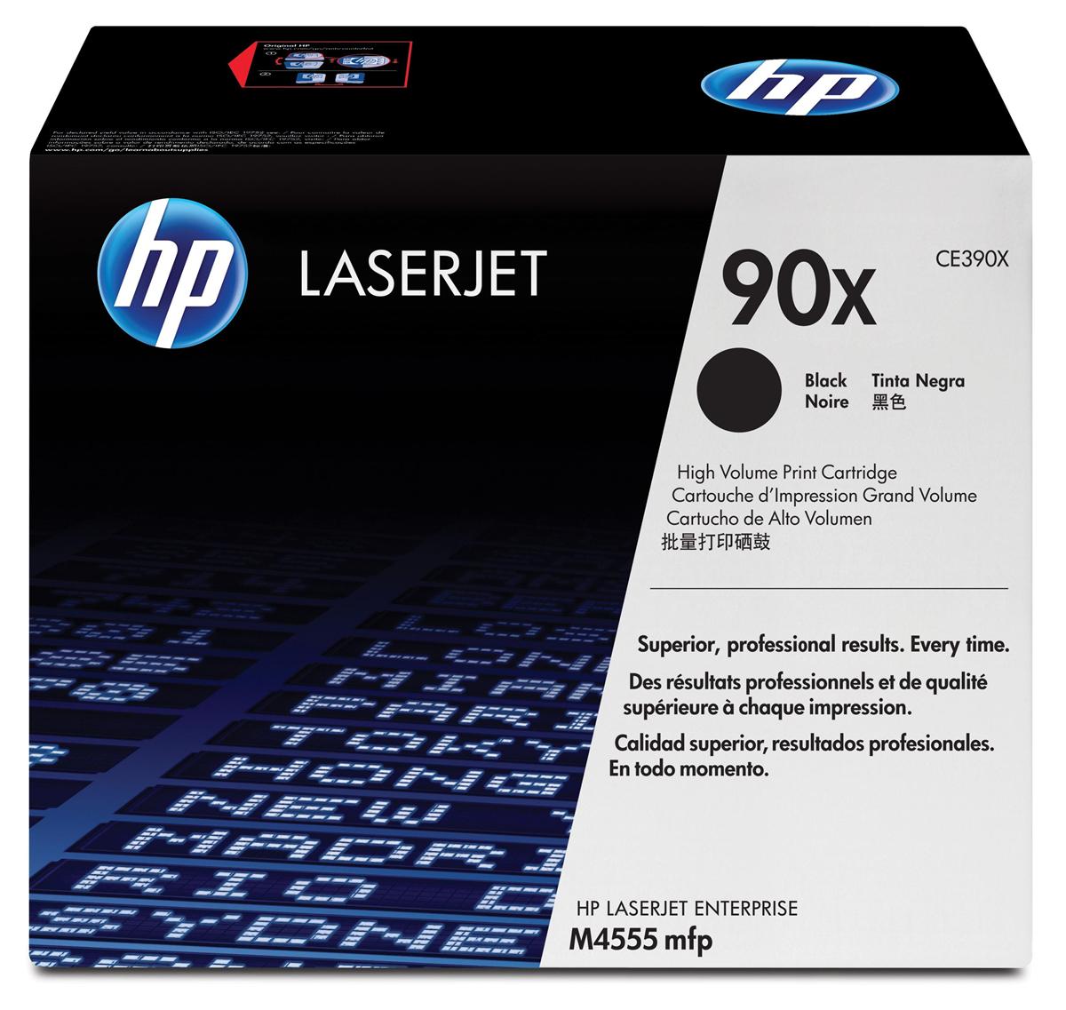 HP CE390X (90X) Cartouche de toner Noir authentique (TVA incluse)