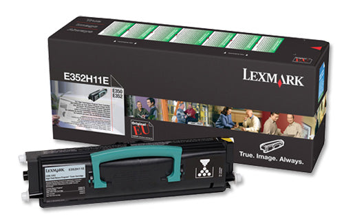 Lexmark E352H11E Cartouche de toner Noir authentique (TVA incluse)