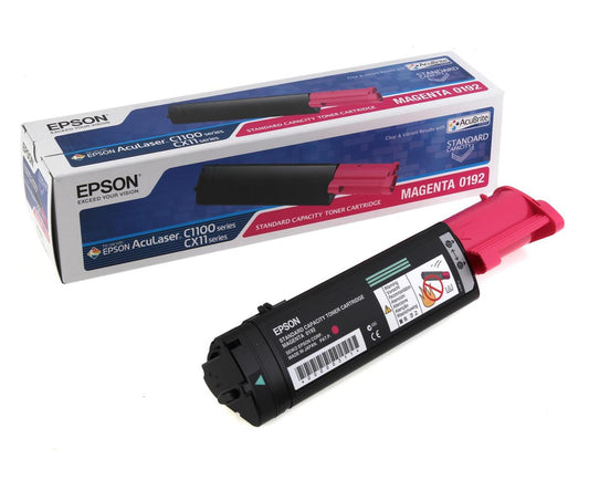 Epson S050192 (C13S050192) Cartouche de toner Magenta authentique (TVA incluse)