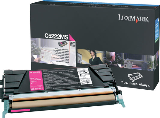 Lexmark C5220MS Cartouche de toner Magenta authentique (TVA incluse)