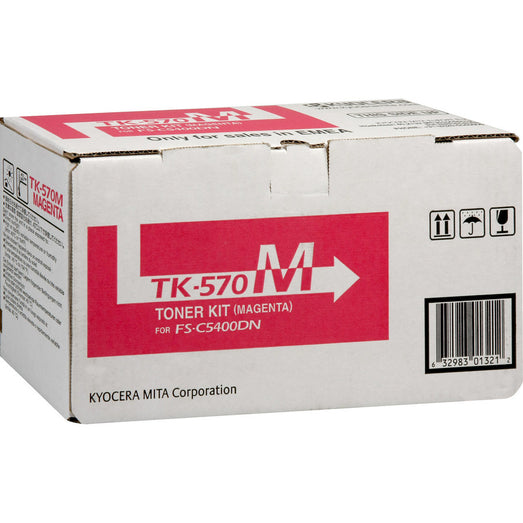 Kyocera TK-570M (1T02HGBEU0) Cartouche de toner Magenta authentique (TVA incluse)