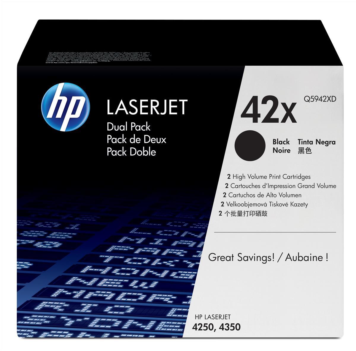 HP Q5942XD (42X) Cartouche de toner Noir authentique (TVA incluse)