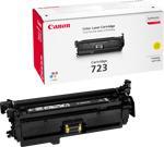 Canon 723Y (2641B002) Cartouche de toner Jaune authentique (TVA incluse)