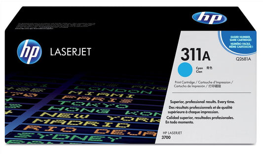 HP Q2681A (311A) Cartouche de toner Cyan authentique (TVA incluse)