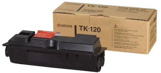 Kyocera TK-120 (1T02G60DE0) Cartouche de toner Noir authentique (TVA incluse)