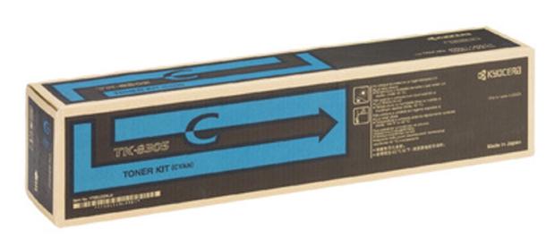 Kyocera TK-8305C (1T02LKCNL0) Cartouche de toner Cyan authentique (TVA incluse)