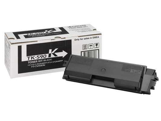 Kyocera TK-590K (1T02KV0NL0) Cartouche de toner Noir authentique (TVA incluse)