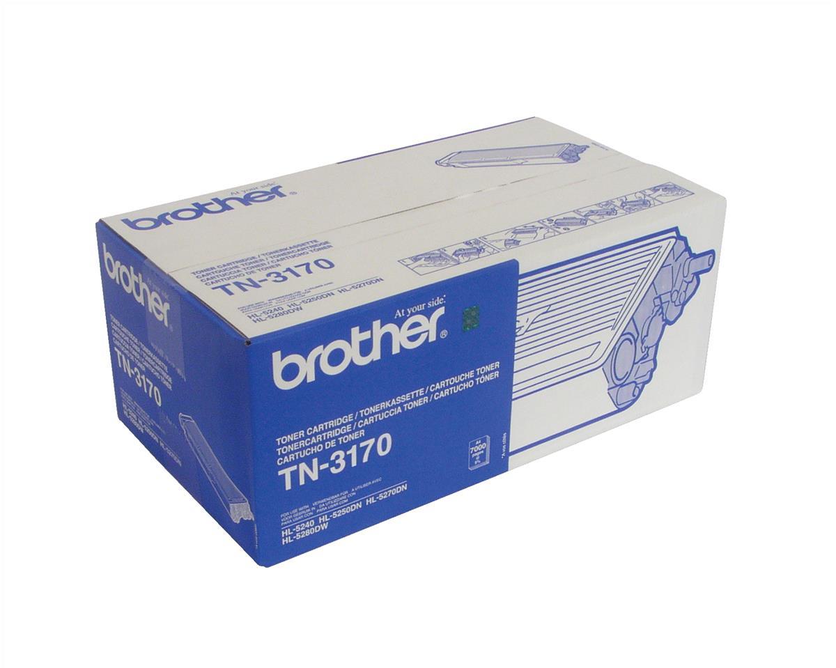 Brother TN3170 (TN-3170) Cartouche de toner Noir authentique (TVA incluse)