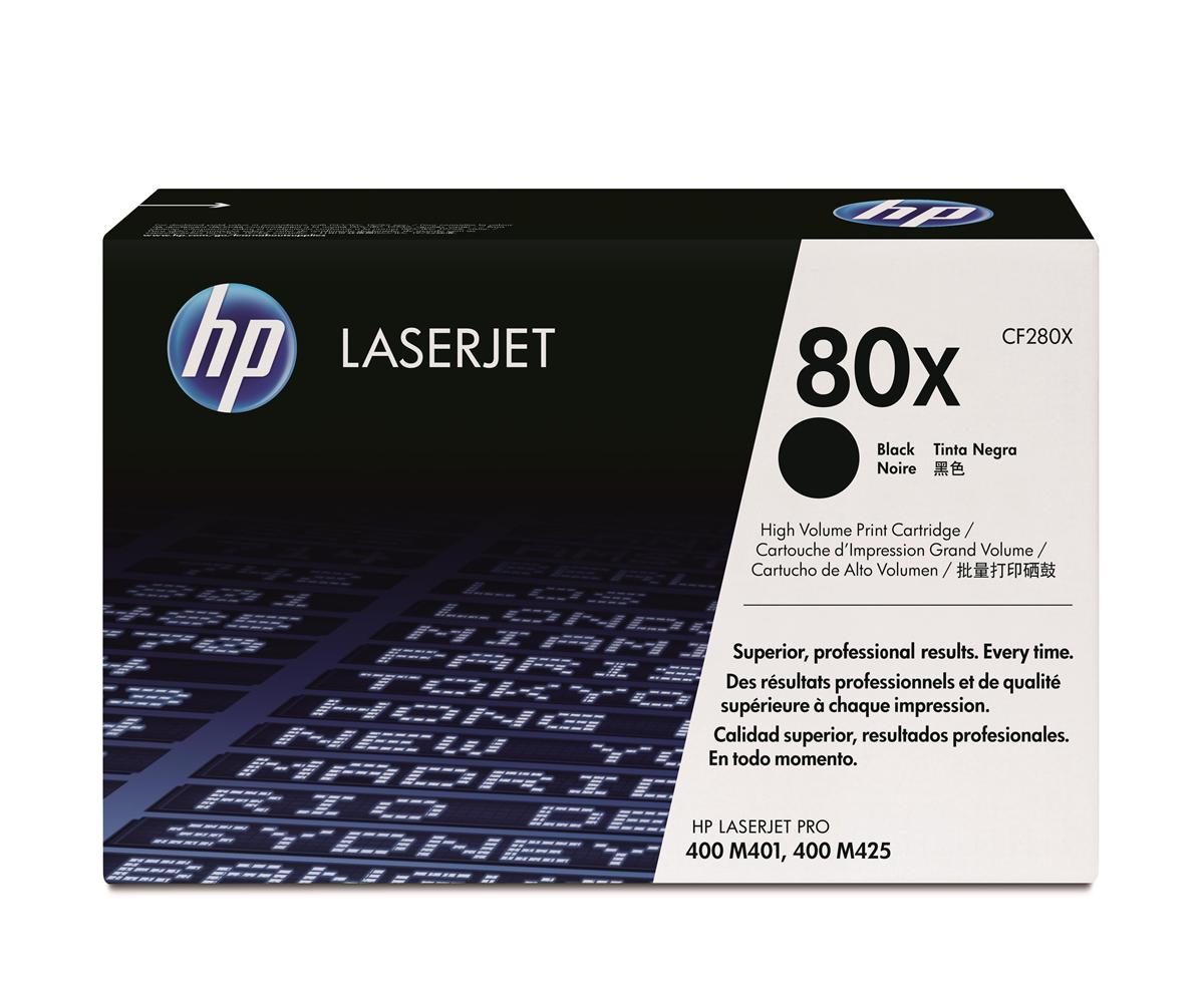 HP CF280X (80X) Cartouche de toner Noir authentique (TVA incluse)