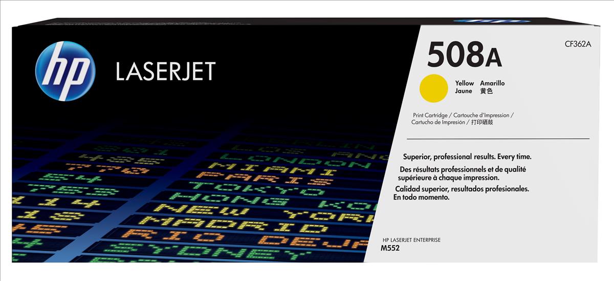 HP CF362A (508A) Cartouche de toner Jaune authentique (TVA incluse)