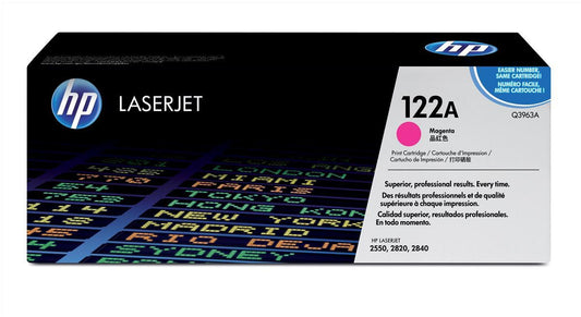 HP Q3963A (122A) Cartouche de toner Magenta authentique (TVA incluse)