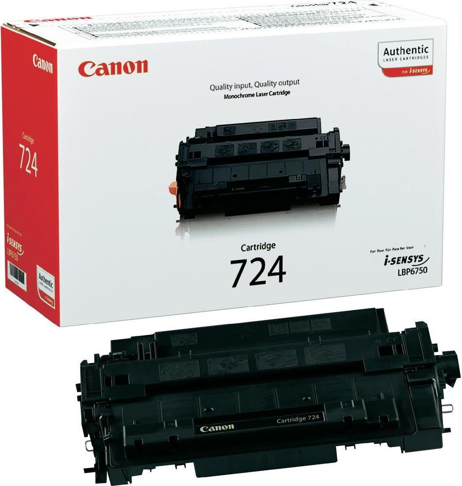 Canon 724B 3481B002AA (3481B002) Cartouche de toner Noir authentique (TVA incluse)