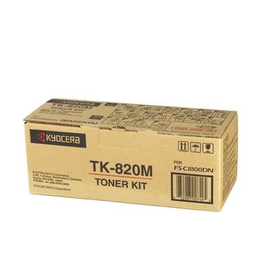 Kyocera TK-820M (1T02HPBEU0) Cartouche de toner Magenta authentique (TVA incluse)