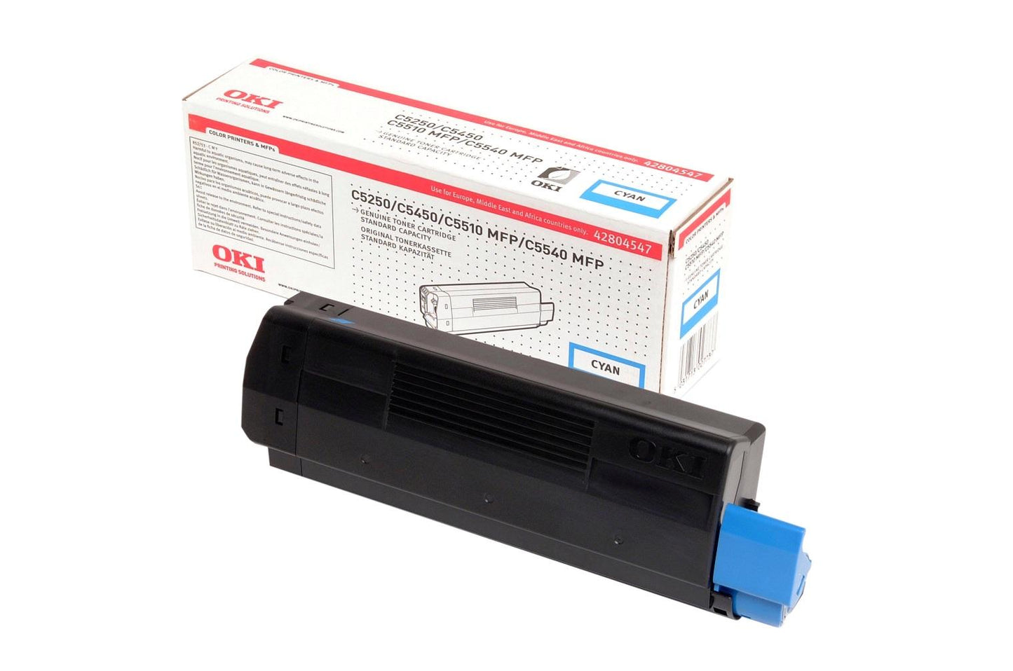 Oki 42804547 Cartouche de toner Cyan authentique (TVA incluse)