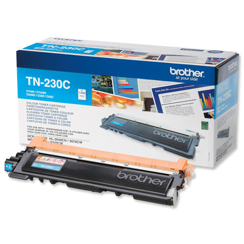 Brother TN230C (TN-230C) Cartouche de toner Cyan authentique (TVA incluse)