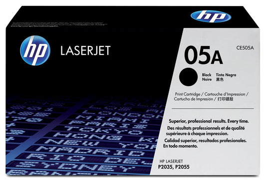 HP CE505A (05A) Cartouche de toner Noir authentique (TVA incluse)