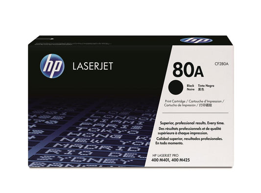 HP CF280A (80A) Cartouche de toner Noir authentique (TVA incluse)