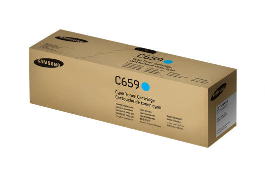 Samsung CLT-C659S (SU093A) Cartouche de toner Cyan authentique (TVA incluse)