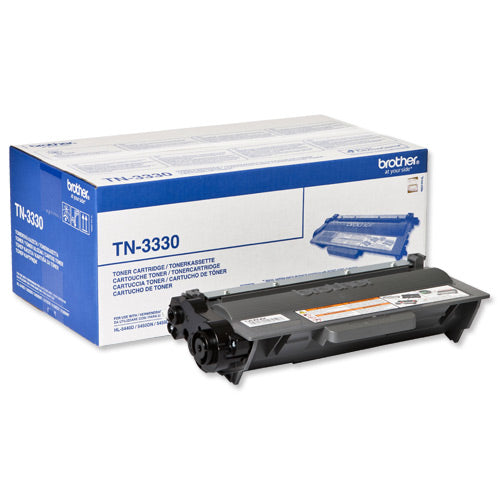 Brother TN3330 (TN-3330) Cartouche de toner Noir authentique (TVA incluse)