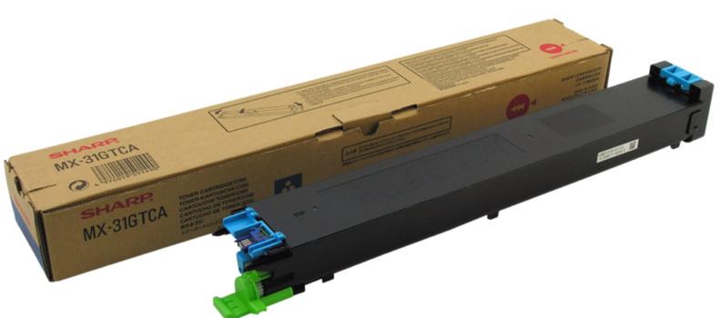 Sharp MX-31GTCA (MX31GTCA) Cartouche de toner Cyan authentique (TVA incluse)