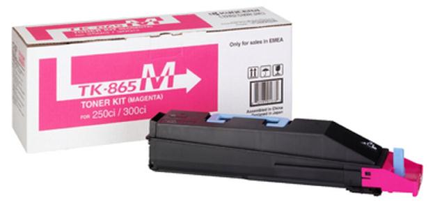 Kyocera TK-865M (1T02JZBEU0) Cartouche de toner Magenta authentique (TVA incluse)