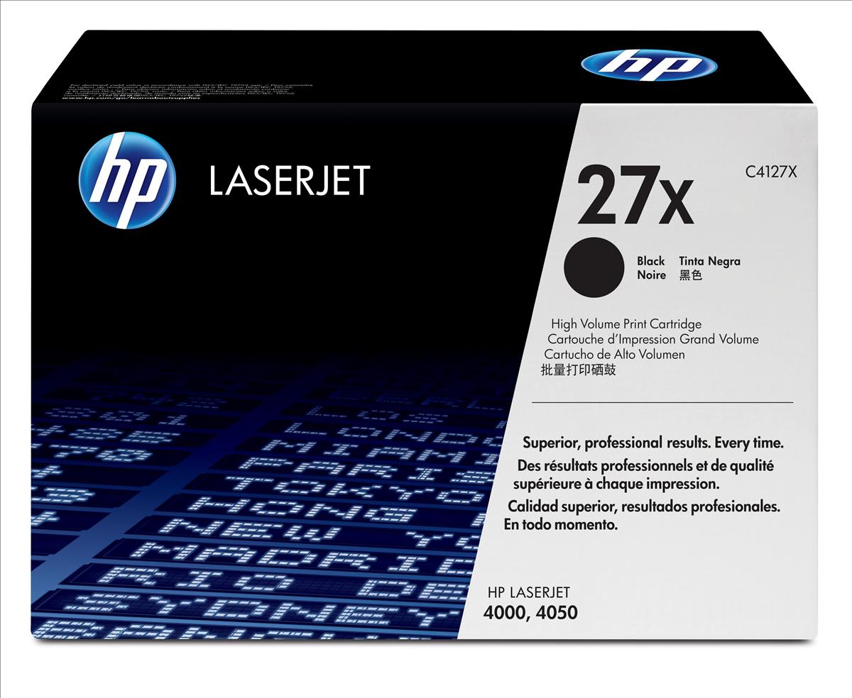 HP C4127X (27X) Cartouche de toner Noir authentique (TVA incluse)