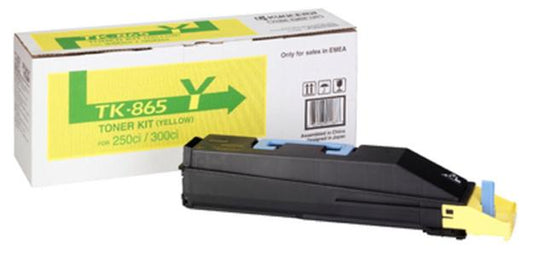 Kyocera TK-865Y (1T02JZAEU0) Cartouche de toner Jaune authentique (TVA incluse)