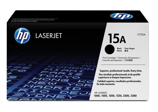 HP C7115A 15A noir cartouche de toner authentique (TVA incluse)