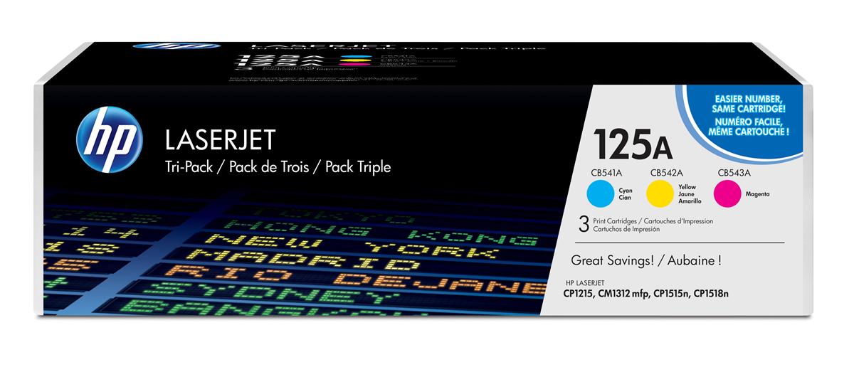 HP CF373AM (125A) Cartouche de toner Multipack authentique (TVA incluse)