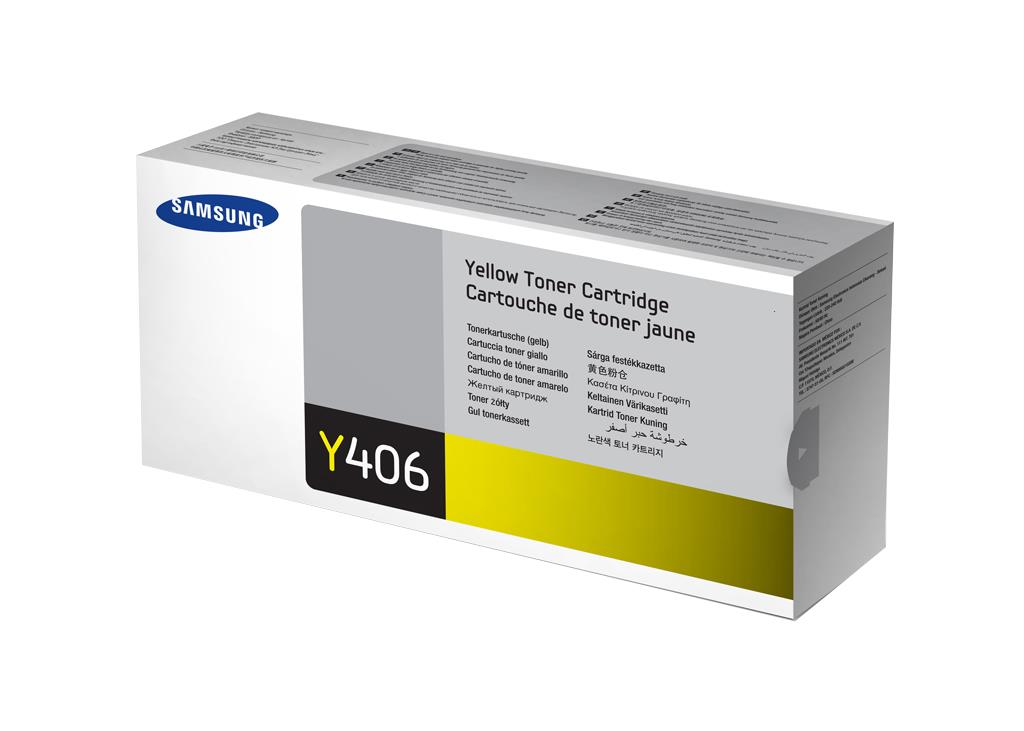 Samsung CLT-Y406S (SU462A) Cartouche de toner Jaune authentique (TVA incluse)