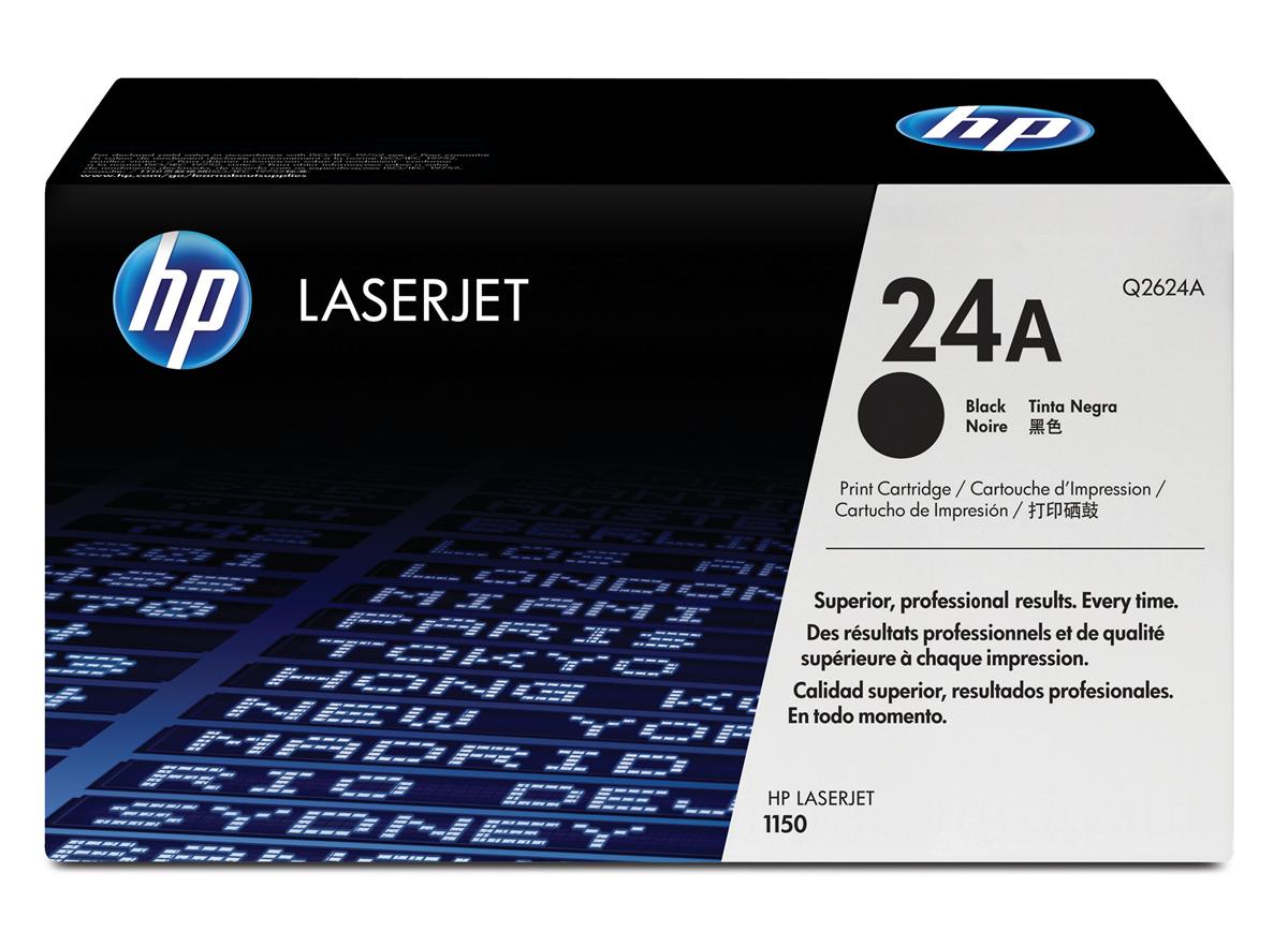 HP Q2624A (24A) Cartouche de toner Noir authentique (TVA incluse)