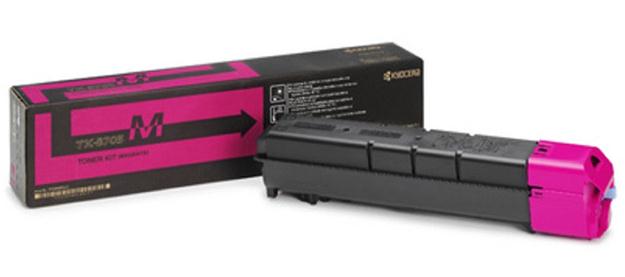 Kyocera TK-8705M (1T02K9BNL0) Cartouche de toner Magenta authentique (TVA incluse)