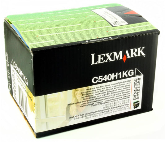 Lexmark C540H1KG Cartouche de toner Noir authentique (TVA incluse)