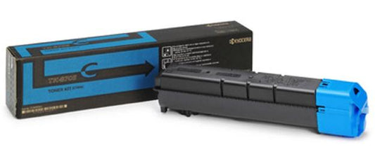 Kyocera TK-8705C (1T02K9CNL0) Cartouche de toner Cyan authentique (TVA incluse)