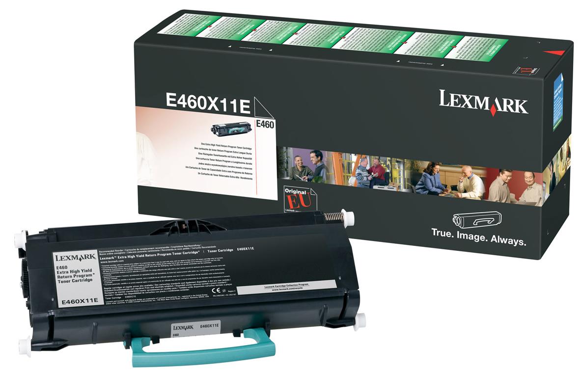 Lexmark E460X31E Cartouche de toner Noir authentique (TVA incluse)