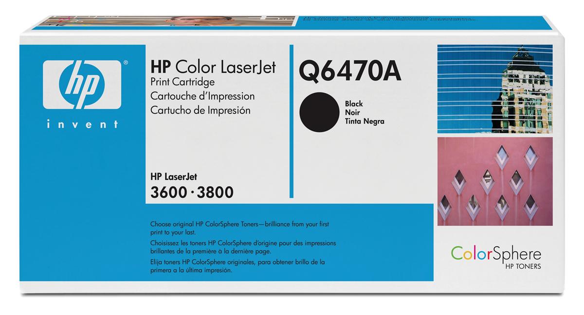 HP Q6470A (501A) Cartouche de toner Noir authentique (TVA incluse)