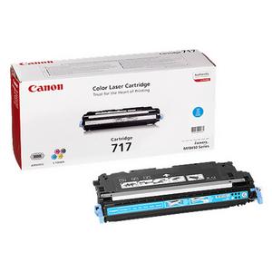 Canon 717C (2577B002) Cartouche de toner Cyan authentique (TVA incluse)