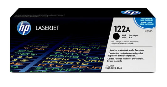 HP Q3960A (122A) Cartouche de toner Noir authentique (TVA incluse)