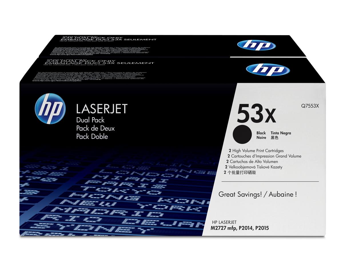 HP Q7553XD (53X) Cartouche de toner Noir authentique (TVA incluse)