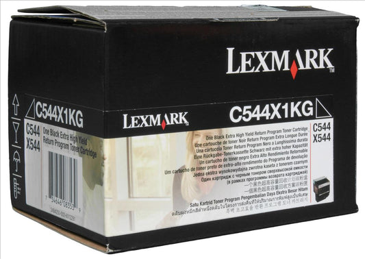 Lexmark C544X1KG Cartouche de toner Noir authentique (TVA incluse)